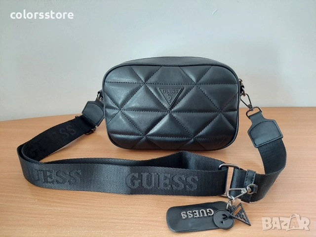 Черна чанта Guess -SG34e, снимка 3 - Чанти - 48962591