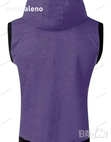 Мъжка жилетка без ръкави с качулка, 6цвята , снимка 4 - Суичъри - 47750171