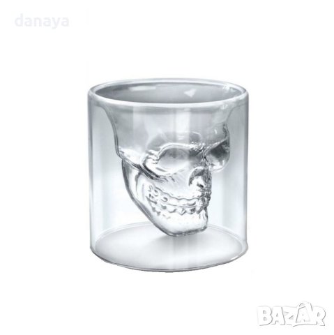 4313 Чаша череп за уиски или шот, 150 мл, снимка 10 - Чаши - 43390996