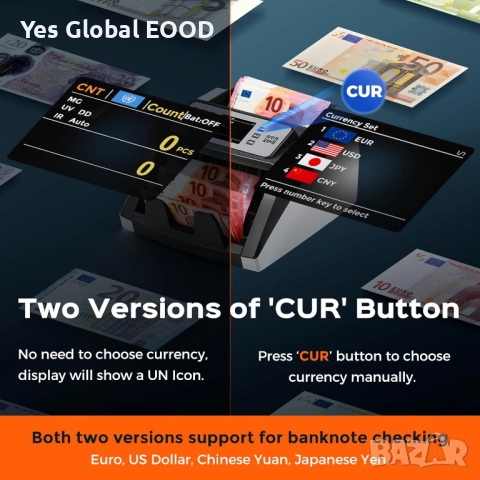 Bonvoisin машина за броене на банкноти с UV/MG/IR/DD защита, снимка 4 - Други машини и части - 51878885