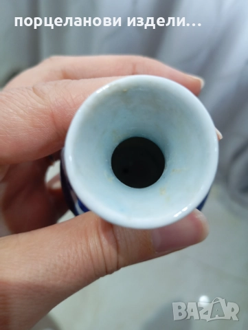 Порцеланова стара вазичка, снимка 7 - Вази - 52678503
