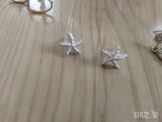 Нови! Гривна + 4 чифта обеци, снимка 7 - Обеци - 43098728