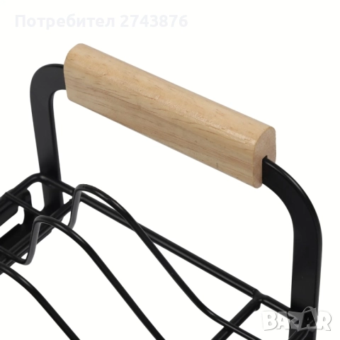 Черен плъзгащ се органайзер за прибори за хранене, 37x17.5x16см,За кухненски шкафове. Dish rack, снимка 2 - Аксесоари за кухня - 51619311