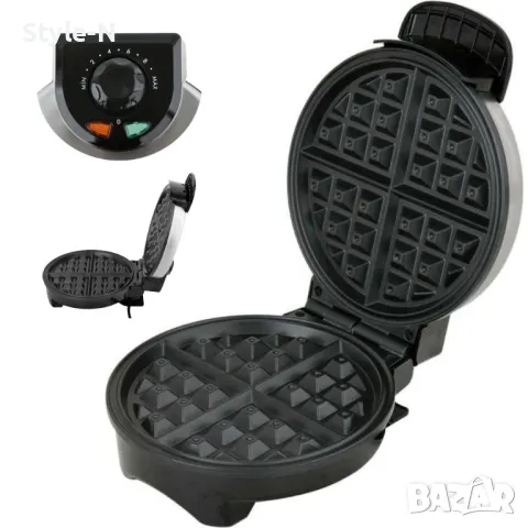 Гофретник LUND 68011, 850 W, кръгъл, снимка 2 - Гофретници - 50275030