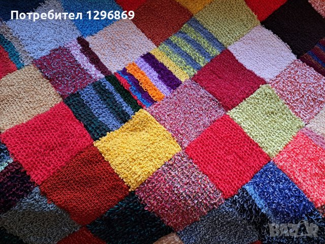 Покривки за легло, два броя, ръчно плетени / фъкани/, снимка 7 - Покривки за легло - 43676608