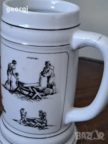 ретро колекционерска порцеланова халба Stihl, снимка 4 - Сервизи - 49095855