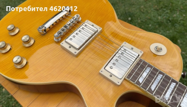 Epiphone Kirk Hammett "Greeny" Les Paul Standard китара с кейс, снимка 6 - Китари - 52023771
