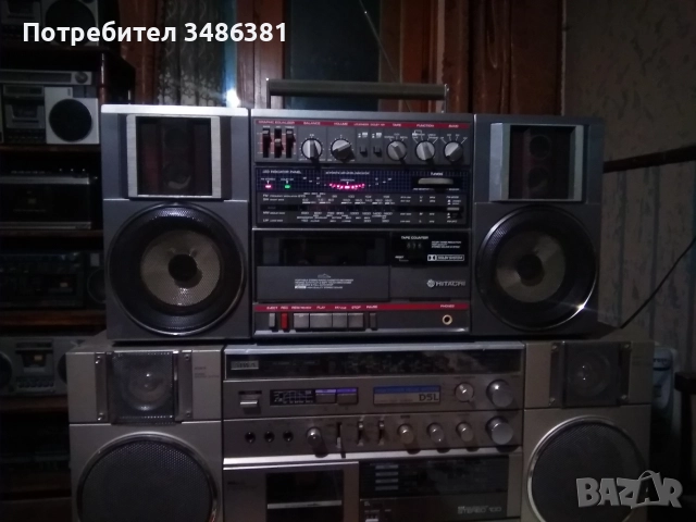 HITACHI TRK 9110E, снимка 2 - Радиокасетофони, транзистори - 52818132