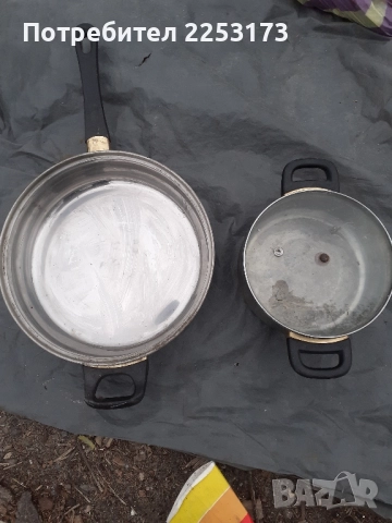 Нерж.купички,тиган,солница, сосиера,сладолед, снимка 6 - Прибори за хранене, готвене и сервиране - 45021593