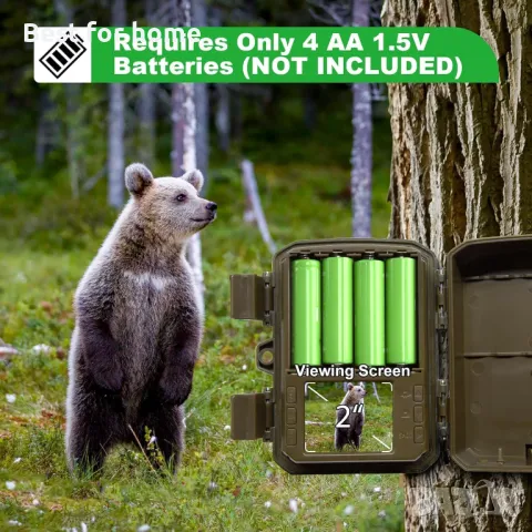 Ловна камера Coolifepro WiFi Bluetooth с приложение, 48MP + КАРТА 32GB, снимка 4 - Оборудване и аксесоари за оръжия - 50050958