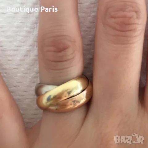 Cartier Trinity пръстен, снимка 3 - Пръстени - 50085302