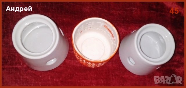 Комплект от два порцеланови съда за арома терапия + подарък, снимка 3 - Други стоки за дома - 27018239