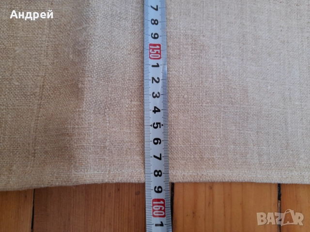 Стар ленен плат,лен, снимка 4 - Антикварни и старинни предмети - 52054601