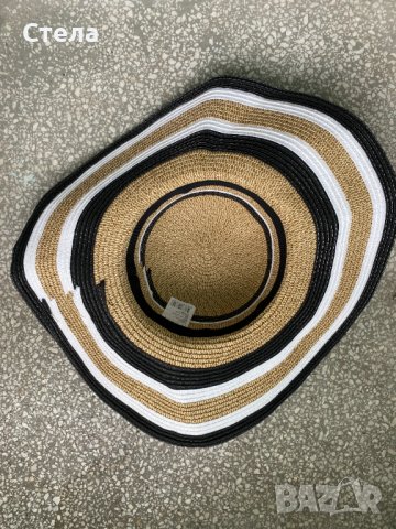 Дамска лятна шапка, голяма перферия, нова, с етикет, снимка 7 - Шапки - 37198015