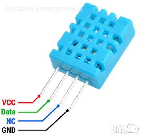 Сензор за температура и влажност DHT11, снимка 3 - Друга електроника - 43534959