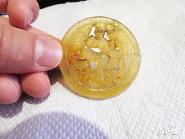 Нефрит, еротика Старинен нефрит, нефритен Любовен амулет, фалос - Той и Тя в любовен зов 18 + секс, снимка 2 - Антикварни и старинни предмети - 32497274