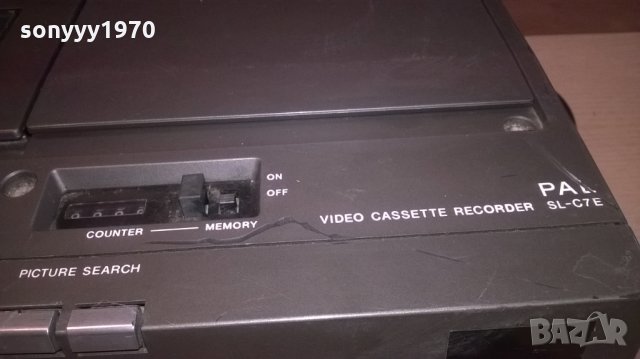 sony sl-c7e betamax-video recorder-made in japan-внос швеция, снимка 7 - Плейъри, домашно кино, прожектори - 26952002