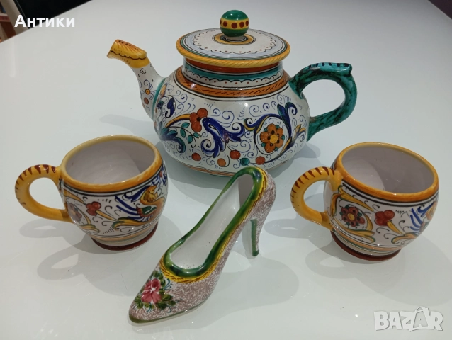 Керамичен италиански лот маркиран , снимка 11 - Сервизи - 52528024