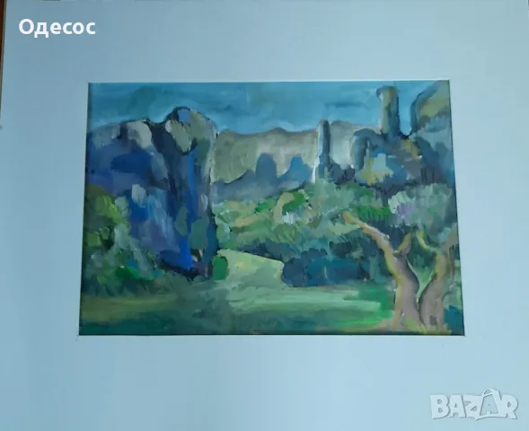 Картина на худ. Александър Петров- Лавандулата 1916-1983 г., снимка 6 - Антикварни и старинни предмети - 48079909