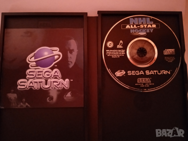 Оригинално DVD Игрa за SEGA SATURN ТМ NHL Hockey All-Star League Sega Sports NHLPA (PAL) (MadeInUSA), снимка 7 - Други игри и конзоли - 36446468