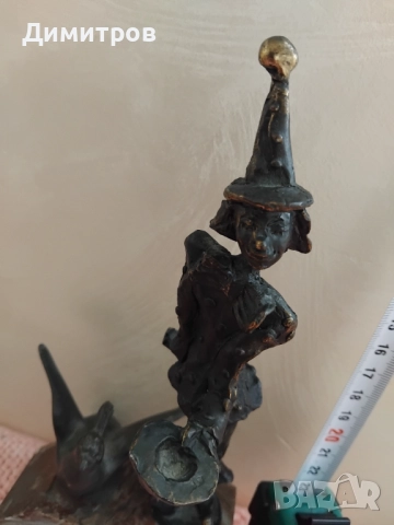 Скулптура пластика от бронз, снимка 2 - Антикварни и старинни предмети - 52787359
