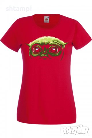 Дамска тениска Star Wars Yoda 2,Филм,Игра,superhero,Изненада,Подарък,Повод,, снимка 3 - Тениски - 37732885