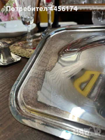 Maestri Italy Да поднесеш ястието със стил♥️ Посребрен съд за сервиране , снимка 6 - Прибори за хранене, готвене и сервиране - 50340871