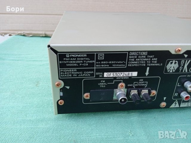 PIONEER  F-C3 FM-AM Stereo Tuner, снимка 9 - Радиокасетофони, транзистори - 35191470