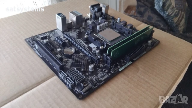 Дънна платка ASRock FM2A78M-HD+ R2.0 Socket FM2/FM2+ CPU+FAN+RAM, снимка 7 - Дънни платки - 51393697