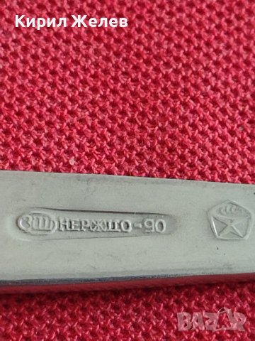 Стара вилица СССР неръждавейка перфектно състояние за КОЛЕКЦИЯ ДЕКОРАЦИЯ БИТОВ КЪТ 31923, снимка 7 - Други ценни предмети - 43814735