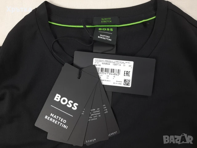 Hugo Boss x Matteo Berrettini - Оригинална мъжка тениска р-р S, снимка 9 - Тениски - 50953919