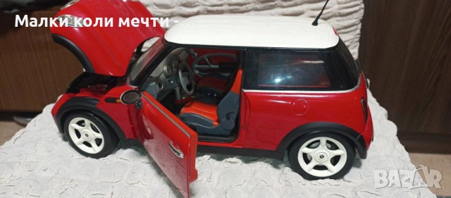 Метална кола Mini Cooper  Мащаб 1:12 ( 31 см.дължина ) , снимка 4 - Колекции - 52170376