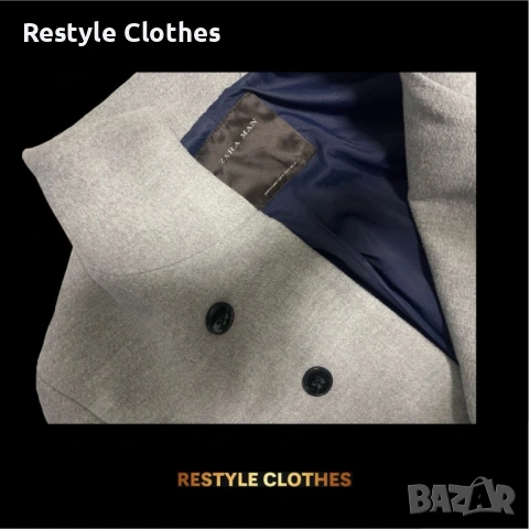 Зимно палто Zara Man, снимка 2 - Палта - 53181788