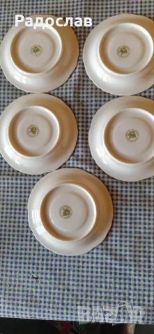 стари порцеланови чинийки Разград, снимка 2 - Чинии - 49091470