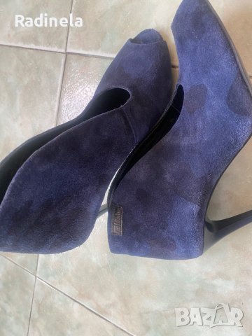 Дамски обувки -ест. велур, снимка 4 - Дамски елегантни обувки - 40759531