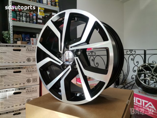 16" Джанти Голф Пасат VW 5X112 Golf Passat Tiguan Sharan Touran GTR R, снимка 4 - Гуми и джанти - 36923965