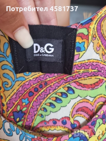 Рокля D&G, размер 40(S), снимка 6 - Рокли - 51976599