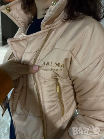 Преходно яке Силиконова вата balmain, снимка 4 - Якета - 50912271