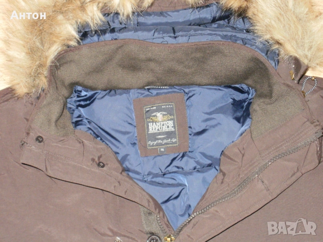 HAMPTON REPUBLIC нова оригинална мъжка парка гъши пух XXL, снимка 3 - Якета - 51943240