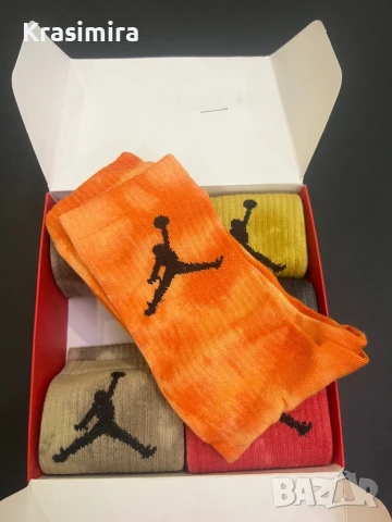 🧦 Комплект Air Jordan чорапи – 6 чифта  Стилни  , снимка 4 - Други - 51266301