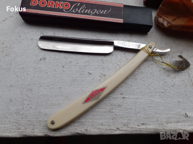 Уникат - колекционерски бръснач Dorko Solingen, снимка 2 - Антикварни и старинни предмети - 53443715