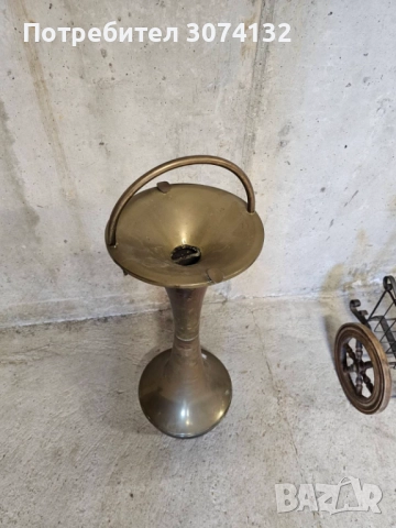 Ръчно изработен пепелник от месинг , снимка 2 - Декорация за дома - 52159392