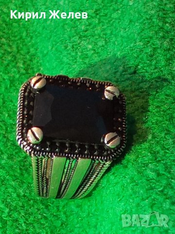 ШАРМАНТЕН МАРКАЗИТЕН СРЕБЪРЕН ПРЪСТЕН ЛАКИРАНО СРЕБРО 925 ЮВЕЛИРНА ПРЕЦИЗНА Арт ДЕКО ИЗРАБОТКА 40610, снимка 11 - Пръстени - 42656311