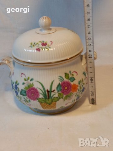 Немска порцеланова фруктиера листо и бонбониера    21/1, снимка 8 - Аксесоари за кухня - 37860536