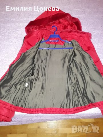 Пухено яке, снимка 3 - Якета - 26964204