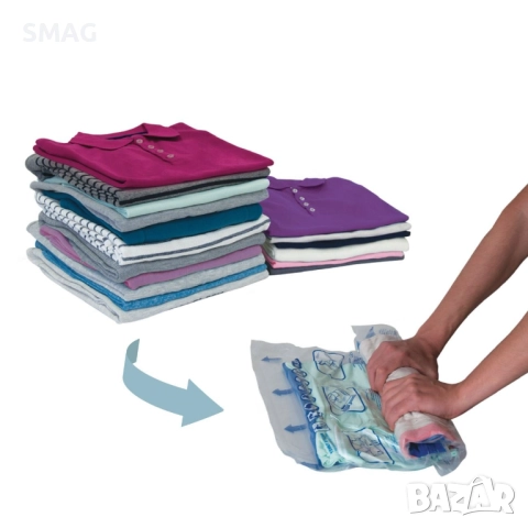 Комплект вакуумни торби за дрехи 70x50 & 50x35 см_1078876