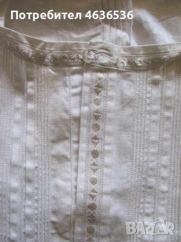 Мъжка риза за носия , необличана, памук, снимка 5 - Антикварни и старинни предмети - 53272137