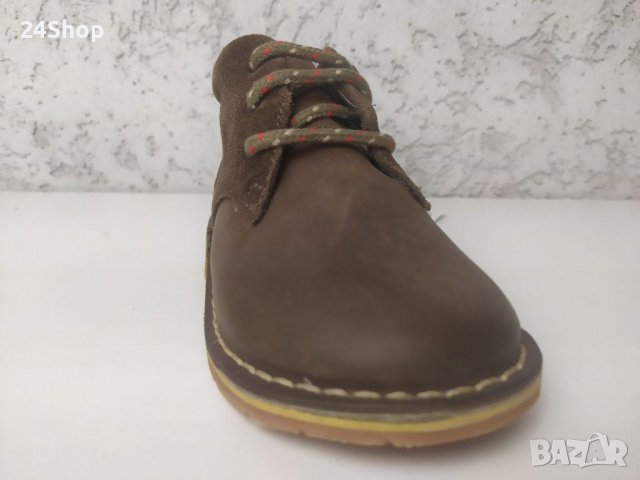 Детски зимни кожени боти Clarks 22, снимка 2 - Бебешки боти и ботуши - 38691939