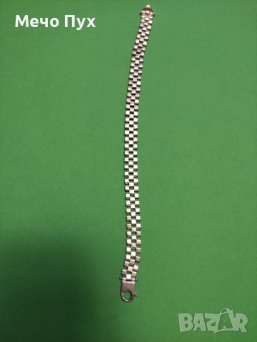 Сребърна гривна (62), снимка 2 - Гривни - 39034007