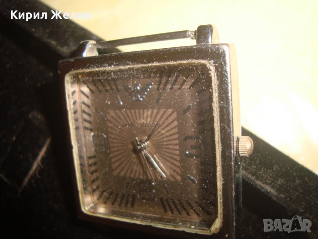EMPORIO ARMANI QUARTZ МАРКОВ КВАРЦОВ ЧАСОВНИК ЕМПОРИО АРМАНИ - РАБОТЕЩ 21893, снимка 7 - Мъжки - 32857359
